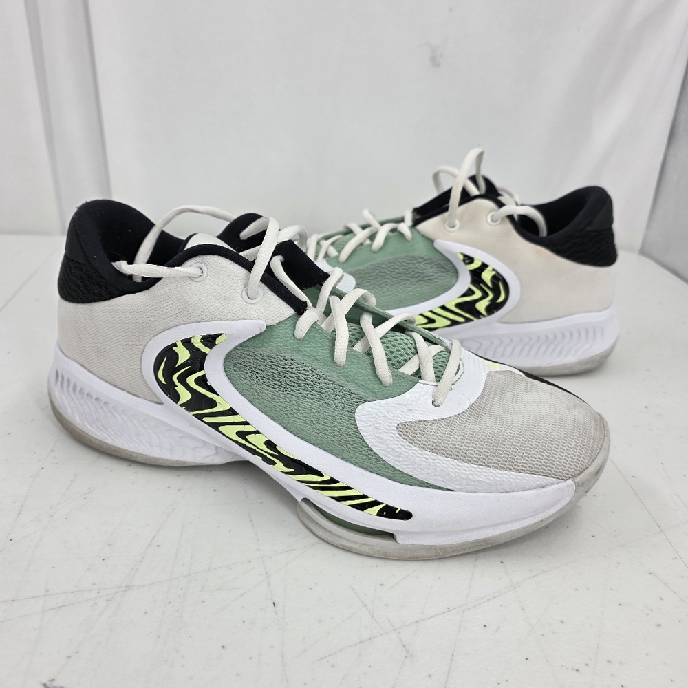 Nike Zoom Freak 4 Greek Coastline Men's Size 9.5 DJ6149-100 White Green No Box.